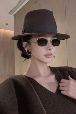 KÍNH MẮT NỮ L V SIGNATURE GỌNG KIM LOẠI MẢNH, CHỮ KÝ NỔI 3D CỰC ĐỘC