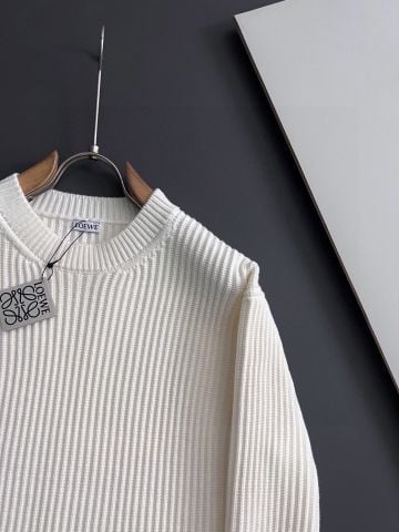 ÁO LEN UNISEX LW DỆT GÂN HEAVY KNIT – LOGO STRIPE PHỐI MÀU, LEN 100% NHẬP KHẨU