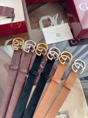 THẮT LƯNG NAM NỮ GC MARMONT DOUBLE G DA LỘN MỀM – BẢN MÙA ĐÔNG THANH LỊCH