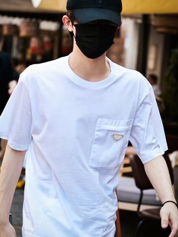 ÁO THUN NAM PRD LOGO TAM GIÁC SIGNATURE – FORM GỌN ĐẸP, CHẤT COTTON DÀY DẶN