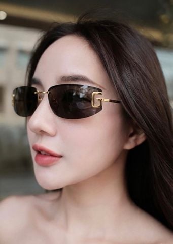 KÍNH MẮT NỮ DG KHÔNG VIỀN LOGO G KIM LOẠI THANH MẢNH SANG TRỌNG