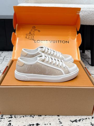 GIÀY SNEAKER NỮ L V 26 RUE VIVIENNE DÁNG LOW-TOP VẢI DENIM MONOGRAM – FORM TRẺ TRUNG, NHẸ CHÂN VÀ RẤT SANG