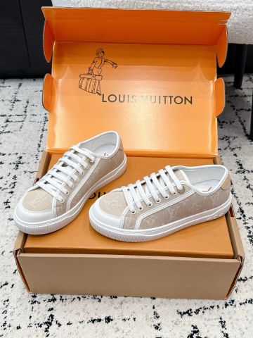 GIÀY SNEAKER NỮ L V 26 RUE VIVIENNE DÁNG LOW-TOP VẢI DENIM MONOGRAM – FORM TRẺ TRUNG, NHẸ CHÂN VÀ RẤT SANG