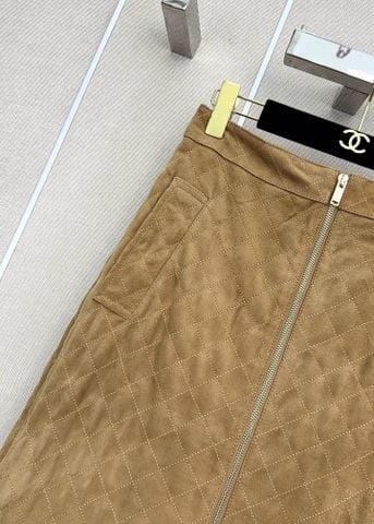 CHÂN VÁY MIDI NỮ CHẦN TRÁM DA BÊ LỘN CAO CẤP