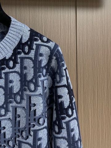 ÁO LEN NAM NỮ DR JACQUARD LOGO TOÀN THÂN – PULLOVER CỔ TRÒN, LEN LÔNG CỪU NHẬP