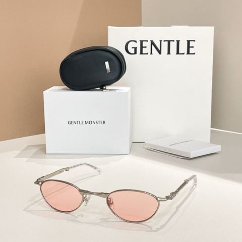 KÍNH MẮT NỮ GM DÒNG CUBIT POCKET GẤP GỌN MẮT OVAL HỒNG PASTEL GỌNG KIM LOẠI THANH MẢNH