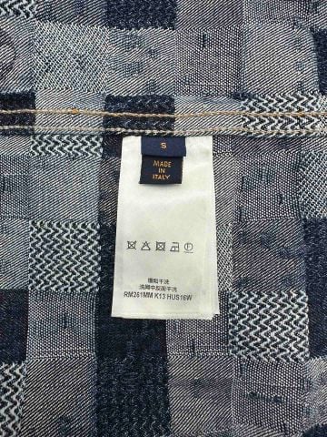 ÁO KHOÁC NGẮN TAY NAM L V PHỐI DAMIER PATCHWORK – DÁNG THẮT EO NỔI BẬT