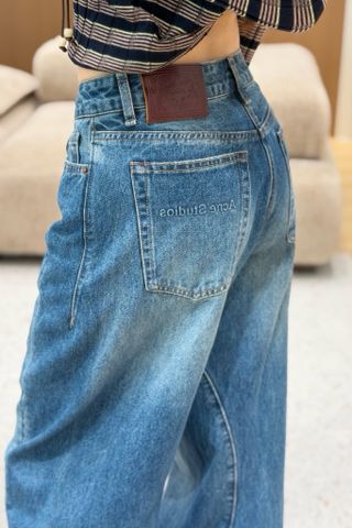 QUẦN JEANS NỮ PHOM BALLOON PHỐI KHĂN EO CÁ TÍNH