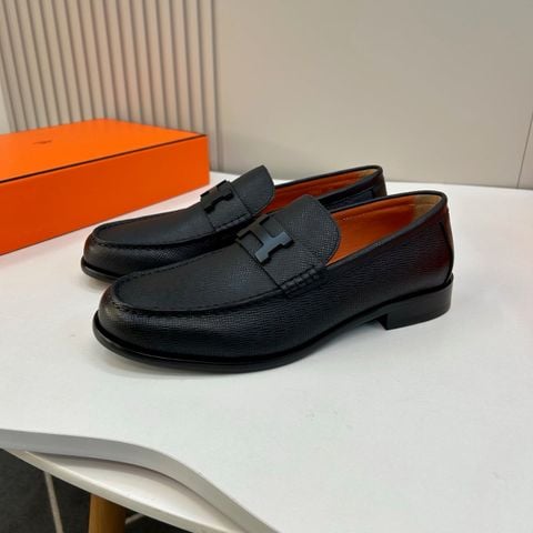 GIÀY NAM LOAFER H M DA NHÁM VÂN HẠT – PHOM LỊCH LÃM, ĐẾ ÊM HỒI LỰC GÓT 2,5CM