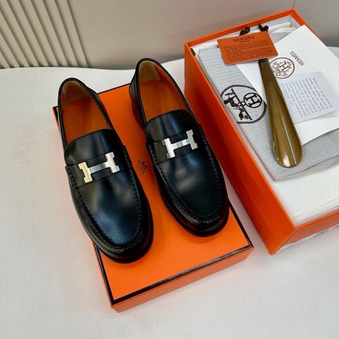 GIÀY NAM LOAFER H M KHÓA CHỮ H BẢN DA LỲ CAO CẤP – FORM CHUẨN SANG TRỌNG
