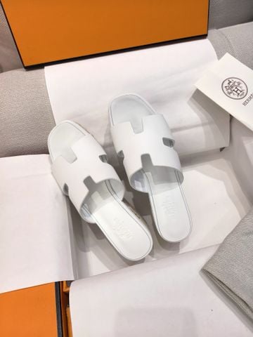 Sandal nữ đế xuồng cói Herme*s  espadrille H-cut