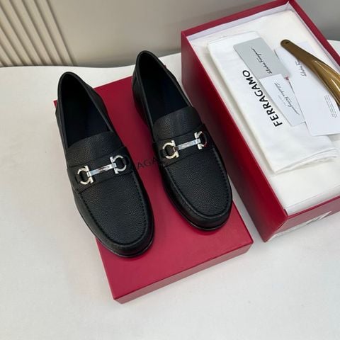 GIÀY NAM LOAFER SF KHÓA MÃ ĐINH SIGNATURE – DA HẠT FULL GRAIN GÓT 2.5CM