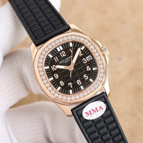 ĐỒNG HỒ NỮ PP AQUANAUT MẶT XÀ CỪ FULL ĐÁ SIÊU MỎNG 35.6MM | DÀY 8.6MM