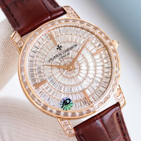 ĐỒNG HỒ NAM VC PATRIMONY “MÃN THIÊN TINH” FULL BAGUETTE – MIYOTA 9015, 28800 VPH, TRỮ CÓT 40H