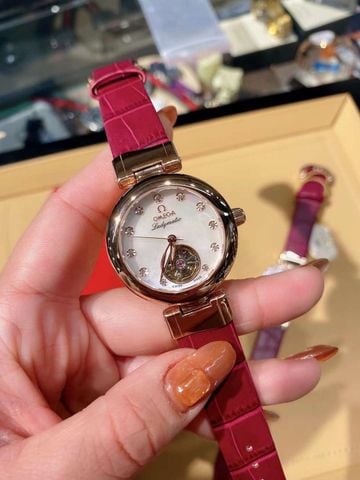 ĐỒNG HỒ NỮ OMG DÒNG LADYMATIC – MẶT XÀ CỪ ĐÍNH ĐÁ, OPEN-HEART