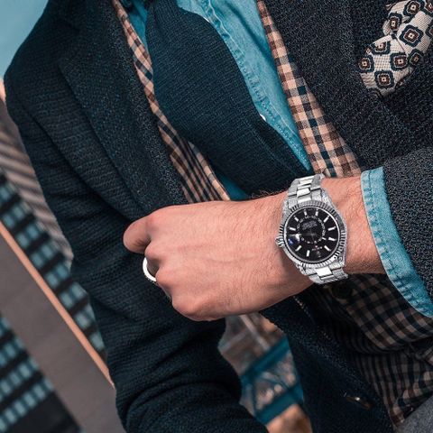 ĐỒNG HỒ NAM RLX SKY-DWELLER 42MM RING COMMAND