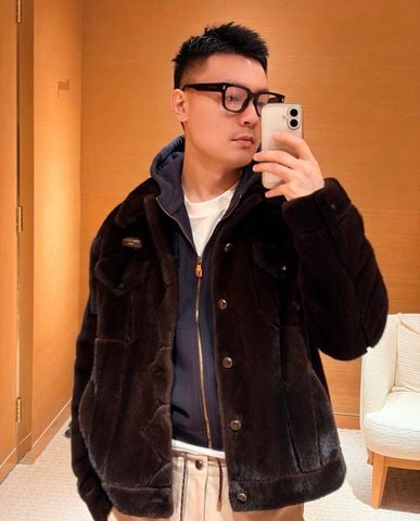 ÁO KHOÁC NAM L V CHẤT LÔNG MICRO-FUR SIÊU MƯỢT GIỐNG LÔNG CHỒN