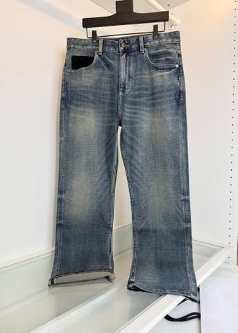 QUẦN JEANS NAM BV PHOM ỐNG ĐỨNG SUÔNG NHẸ, WASH DENIM CỔ ĐIỂN BẠC TỰ NHIÊN – COTTON 99% ÊM MỀM