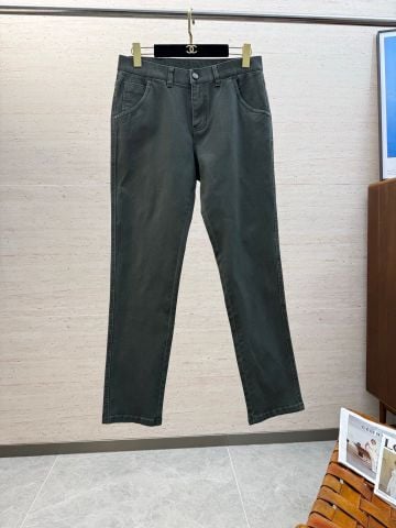 QUẦN JEANS NAM PL DÁNG ỐNG ĐỨNG CHUẨN FORM – TÔNG XANH RÊU ĐẸP LẠ, CHẤT VẢI MỀM KHÔ MÁT CÓ ĐỘ “LÌ