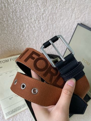 THẮT LƯNG NAM Tom* Ford*  CANVAS & DA BÒ CAO CẤP*