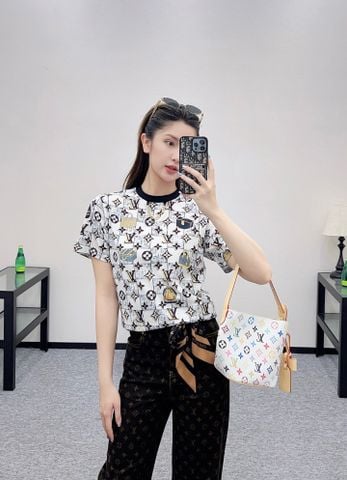 SWEATSHIRT NỮ LV* MONOGRAM DÂY XÍCH – PHIÊN BẢN 2025