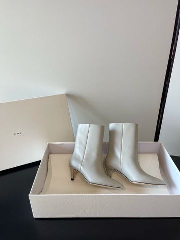 BOOT NỮ VALEN* GÓT LY RƯỢU 6.5CM – DA CỪU CO GIÃN