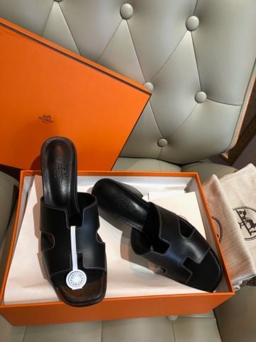 SANDAL CAO GÓT NỮ HERM* HELIA 60 – DA NAPPA MỀM MƯỢT, H CUT-OUT BIỂU TƯỢNG