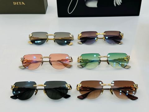 KÍNH MẮT UNISEX DIT* RIMLESS BAR – GỌNG KIM LOẠI HOA VĂN