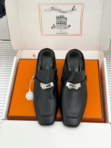 GIÀY SỤC CAO GÓT NỮ H M KELLY BUCKLE PHOM MŨI VUÔNG, DA DÊ  THƯỢNG HẠNG MỊN ĐẸP