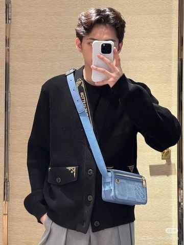 TÚI XÁCH NAM NỮ L*V  BOSPHORE DAMIER DENIM 3D SÀNH ĐIỆU