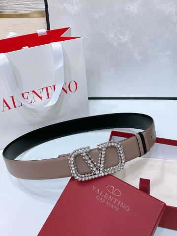 THẮT LƯNG NỮ V L VLOGO SIGNATURE ĐÍNH ĐÁ