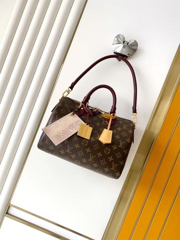 TÚI XÁCH NAM NỮ L V SPEEDY SOFT 30 BOHO PHỐI VIỀN DA RẮN