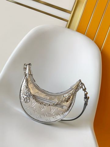 TÚI XÁCH NỮ L V LOOP MONOGRAM MIROIR HIỆU ỨNG GƯƠNG ÁNH KIM