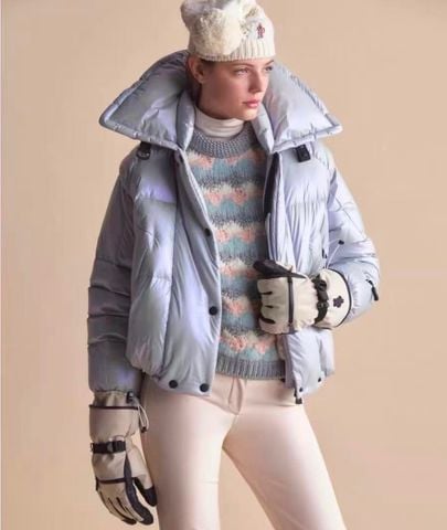 ÁO KHOÁC PHẢN QUANG NỮ MONC* DÁNG JACKET CỔ LẬT SIÊU NHẸ