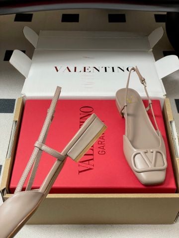 GIÀY SLINGBACK BỆT NỮ VLTN VLOGO SIGNATURE – MŨI VUÔNG THANH LỊCH, FORM ÔM CHÂN TÔN DÁNG