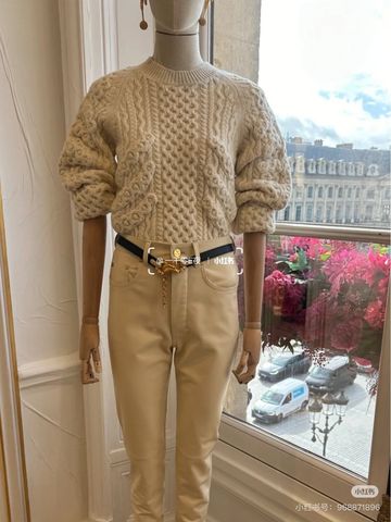 ÁO LEN NỮ SCHI* LEN DỆT HỌA TIẾT NỔI CỰC ẤN TƯỢNG