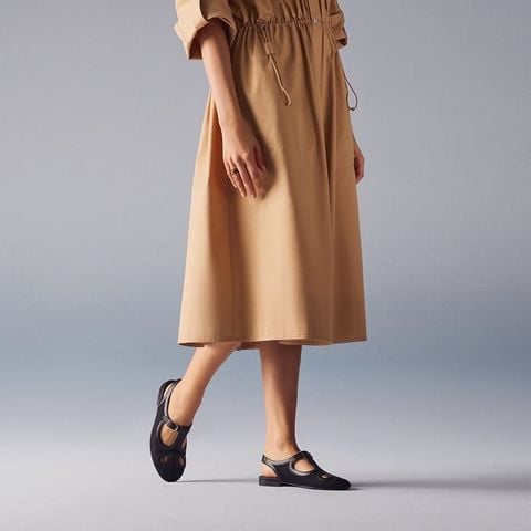 GIÀY BỆT NỮ H M KIM MARY JANE GHILLIES LƯỚI ĐỤC LỖ THANH LỊCH