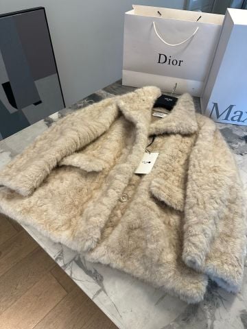 ÁO KHOÁC LÔNG NỮ CEL PHOM ÂU THẢ LỎNG SANG TRỌNG