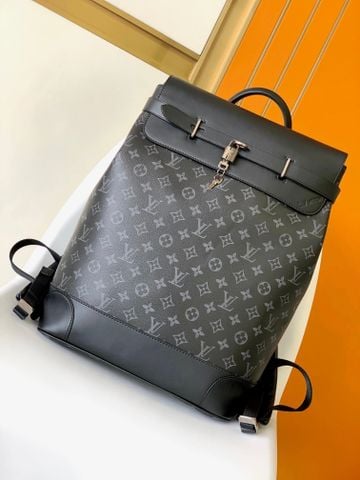 BALO NAM L V STEAMER MONOGRAM ECLIPSE FORM ĐỨNG SANG TRỌNG KHÓA PADLOCK BIỂU TƯỢNG