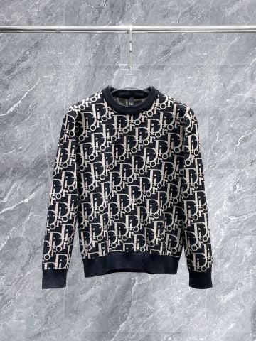 ÁO LEN NAM NỮ DR JACQUARD MONOGRAM DÀY DẶN – DÁNG PHOM GỌN SANG