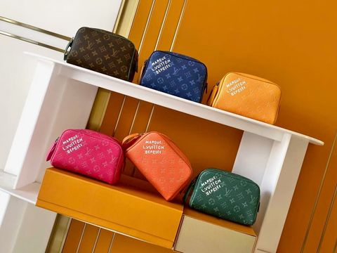 TÚI WASHBAG NAM NỮ L V MONOGRAM HERITAGE PHỦ CANVAS