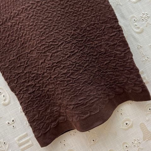 ĐẦM NỮ SCH* LEN DỆT ÔM DÁNG DÂY XÍCH KIM LOẠI