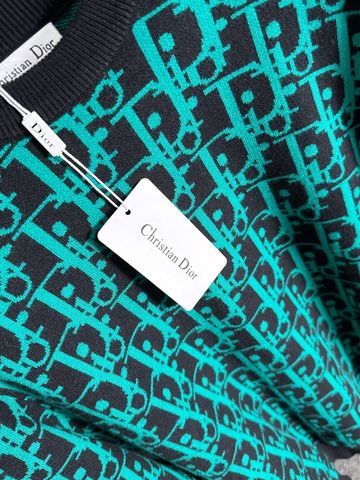 ÁO LEN DỆT KIM UNISEX DR HOẠ TIẾT MONOGRAM JACQUARD