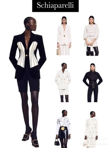 ÁO BLAZER NỮ SCHI* NHUNG TĂM PHỐI CORSET TẠO EO