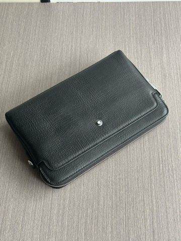 Clutch cầm tay nam Mont* Blanc*  da bò nhập khẩu khóa số cao cấp