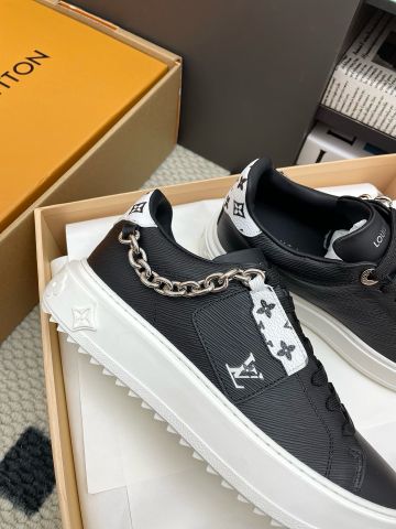 GIÀY NỮ L*V STADIUM CHAIN MONOGRAM đế cao 3CM
