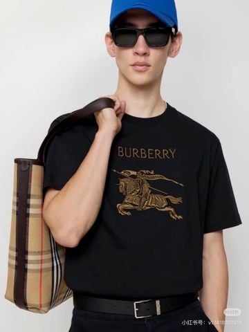 ÁO THUN UNISEX BBR* NGỰA CHIẾN THÊU NỔI PHONG THÁI THỜI THƯỢNG