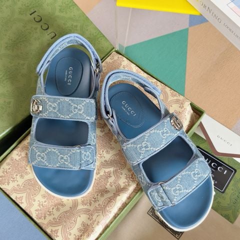 GIÀY SANDAL Nam nữ GUCC* MONOGRAM GG SANG TRỌNG