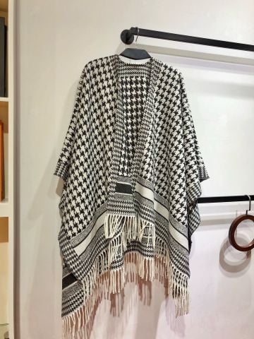 ÁO CHOÀNG UNISEX DIO* HOUNDSTOOTH LEN CAO CẤP