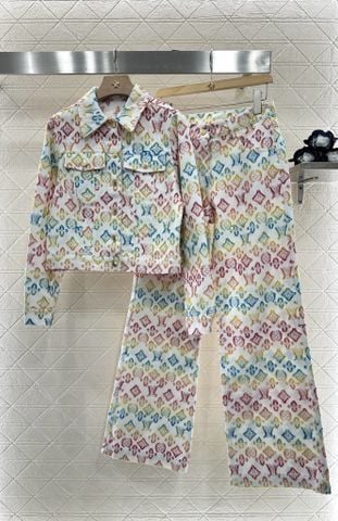 Set L*V áo khoác denim + quần dài